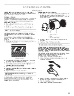 Предварительный просмотр 29 страницы Jenn-Air 36inch AND 42inch (91.4 CM AND 106.7 CM) ISLAND CANOPY RANGE... Use & Care Manual