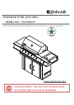 Предварительный просмотр 1 страницы Jenn-Air 720-0062-LP Instruction Manual