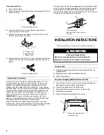 Preview for 8 page of Jenn-Air 720-0336B Installation Instructions And Use & Care Manual