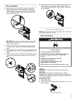 Preview for 9 page of Jenn-Air 720-0336B Installation Instructions And Use & Care Manual