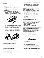 Preview for 89 page of Jenn-Air 720-0336B Installation Instructions And Use & Care Manual