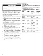 Preview for 22 page of Jenn-Air 720-0709B Installation Instructions And Use & Care Manual