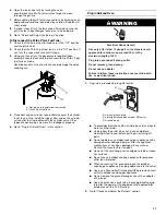 Предварительный просмотр 11 страницы Jenn-Air 720-0727 Installation Instructions And Use & Care Manual