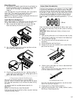 Предварительный просмотр 17 страницы Jenn-Air 720-0727 Installation Instructions And Use & Care Manual