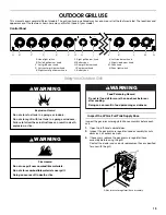 Предварительный просмотр 19 страницы Jenn-Air 720-0727 Installation Instructions And Use & Care Manual