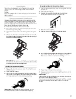 Предварительный просмотр 21 страницы Jenn-Air 720-0727 Installation Instructions And Use & Care Manual