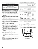 Предварительный просмотр 24 страницы Jenn-Air 720-0727 Installation Instructions And Use & Care Manual