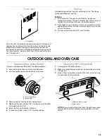 Предварительный просмотр 29 страницы Jenn-Air 720-0727 Installation Instructions And Use & Care Manual