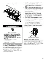 Предварительный просмотр 43 страницы Jenn-Air 720-0727 Installation Instructions And Use & Care Manual