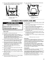 Предварительный просмотр 63 страницы Jenn-Air 720-0727 Installation Instructions And Use & Care Manual