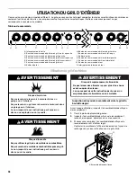 Предварительный просмотр 96 страницы Jenn-Air 720-0727 Installation Instructions And Use & Care Manual