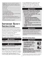 Предварительный просмотр 2 страницы Jenn-Air 8113P714-60 Use & Care Manual