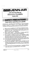 Предварительный просмотр 1 страницы Jenn-Air A302 Use And Care Manual