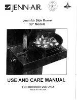 Jenn-Air A38LP Use And Care Manual preview