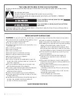 Preview for 2 page of Jenn-Air ALOVE18FLC Installation Instructions Manual