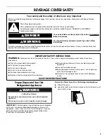 Предварительный просмотр 3 страницы Jenn-Air BEVERAGE CENTER Use & Care Manual