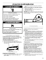 Предварительный просмотр 33 страницы Jenn-Air BOTTOM MOUNT BUILT-IN Use & Care Manual