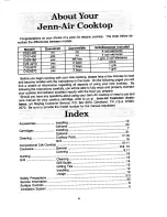 Preview for 4 page of Jenn-Air CCE1400 Use And Care Manual