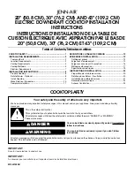 Jenn-Air CVEX4100B Instructions Manual preview