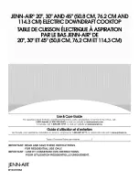 Preview for 1 page of Jenn-Air CVEX4370B19 Use & Care Manual