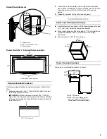 Предварительный просмотр 5 страницы Jenn-Air DOUBLE REFRIGERATOR DRAWERS Installation Manual