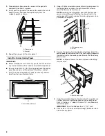 Предварительный просмотр 8 страницы Jenn-Air DOUBLE REFRIGERATOR DRAWERS Installation Manual