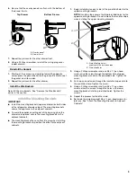Предварительный просмотр 9 страницы Jenn-Air DOUBLE REFRIGERATOR DRAWERS Installation Manual