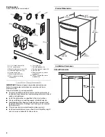 Preview for 4 page of Jenn-Air DRAWER DISHWASHER Installation Instructions Manual