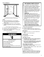 Preview for 5 page of Jenn-Air DRAWER DISHWASHER Installation Instructions Manual