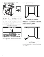 Preview for 8 page of Jenn-Air DRAWER DISHWASHER Installation Instructions Manual