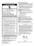 Preview for 20 page of Jenn-Air DRAWER DISHWASHER Installation Instructions Manual