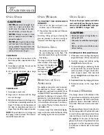 Preview for 18 page of Jenn-Air DUAL-FUEL SLIDE-IN RANGE User Manual