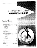 Jenn-Air DW961 User Manual предпросмотр