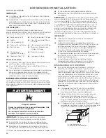 Preview for 20 page of Jenn-Air Euro-Style Design JS42SSDUDE Installation Instructions Manual