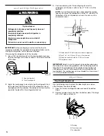 Предварительный просмотр 14 страницы Jenn-Air Euro-Style Design JS42SSDUDE Installation Manual