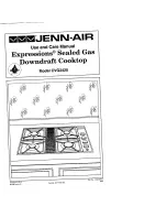 Preview for 1 page of Jenn-Air Expressions CVG2420 Use And Care Manual