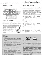 Preview for 5 page of Jenn-Air Expressions CVGX2423B0 Guide User Manual