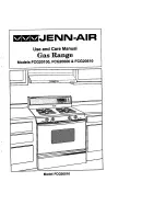 Jenn-Air FCG20100 Use And Care Manual preview