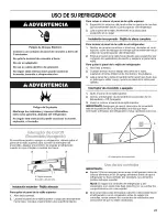 Предварительный просмотр 21 страницы Jenn-Air JB36NXFXLW01 Use & Care Manual