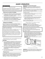 Предварительный просмотр 37 страницы Jenn-Air JB36NXFXLW01 Use & Care Manual