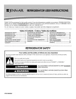 Jenn-Air JCB2582WTF User Instructions предпросмотр