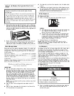 Preview for 8 page of Jenn-Air JCD2389GEB Guide Use & Care Manual