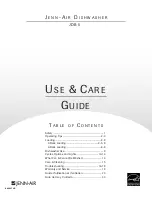 Preview for 1 page of Jenn-Air JDB-5 Use & Care Manual