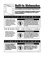 Предварительный просмотр 2 страницы Jenn-Air JDB1050AWB Installation Instructions Manual