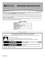 Jenn-Air JDB1095AWB0 User Instructions preview