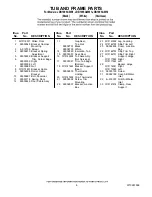 Preview for 8 page of Jenn-Air JDB1095AWB1 Parts List