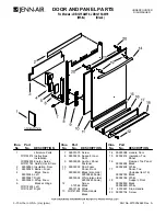 Preview for 1 page of Jenn-Air JDB1275AWF0 Parts List