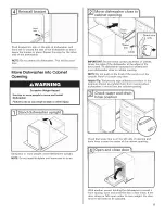 Preview for 17 page of Jenn-Air JDB3000AWB3 Installation Instructions Manual