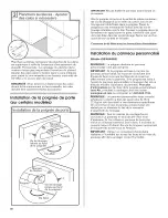 Preview for 38 page of Jenn-Air JDB3000AWB3 Installation Instructions Manual