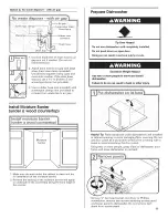 Preview for 11 page of Jenn-Air JDB3200AWB4 Installation Instructions Manual